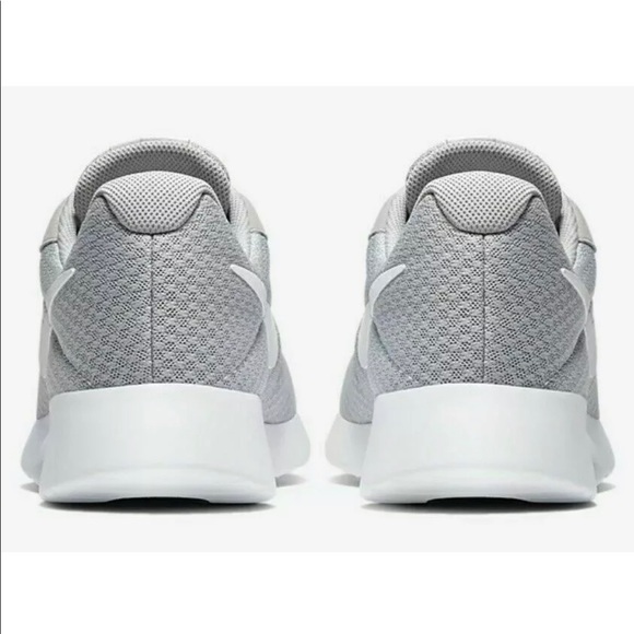 NIKE Tanjun Wolf Grey White Running Shoes - Picture 4 of 6